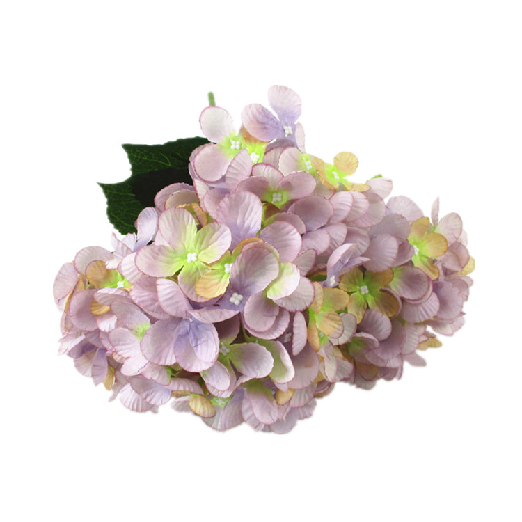 Hot Sale Artificial Fabric Hydrangea Flowers for Wedding Home Decoration