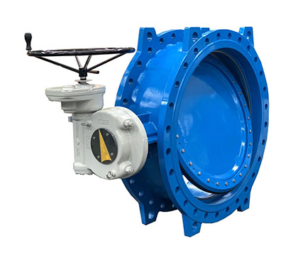 DC Series flanged eccentric butterfly valve