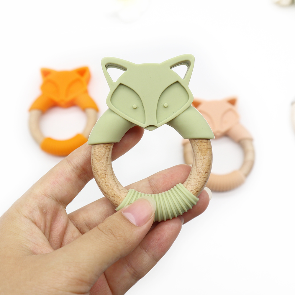 silicone baby teether