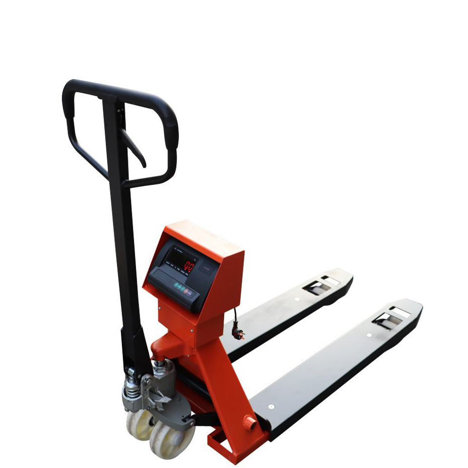 hand pallet Jack with weighing， hand pallet truck with scale