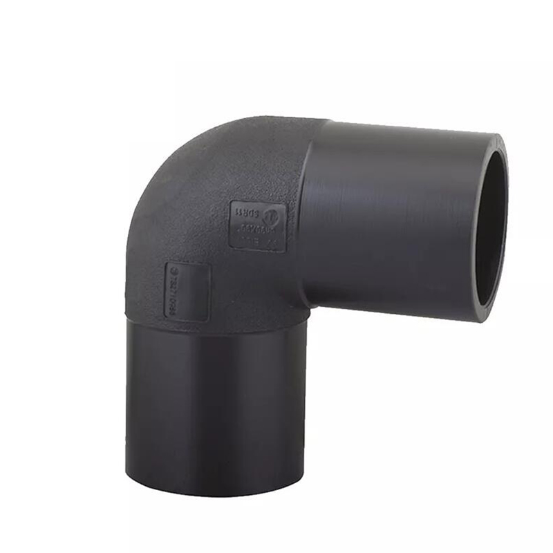 PE100 PN16 SDR11 HDPE Fusion Fittings , HDPE 90 Degree Elbow With Welding Parameters