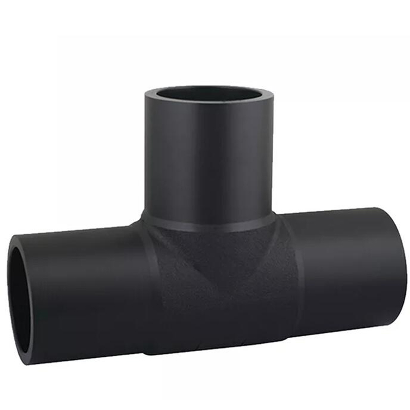 Dn 50-630mm HDPE Equal Tee Buttweld With 100% Virgin Material PE100