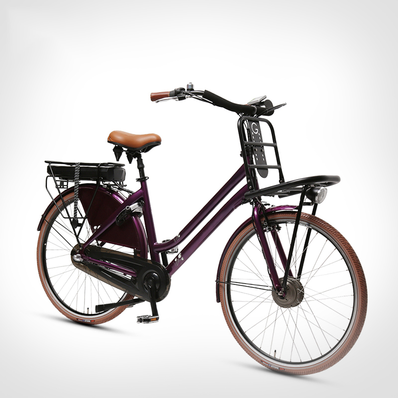 28″ Front Motor Dutch Style E Bike 250W Electric Cargo Bike And 700C Electric City Bike
