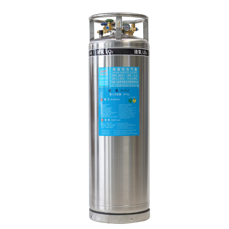 175L Middle Pressure Liquid Oxygen/Nitrogen Cryogenic Cylinder