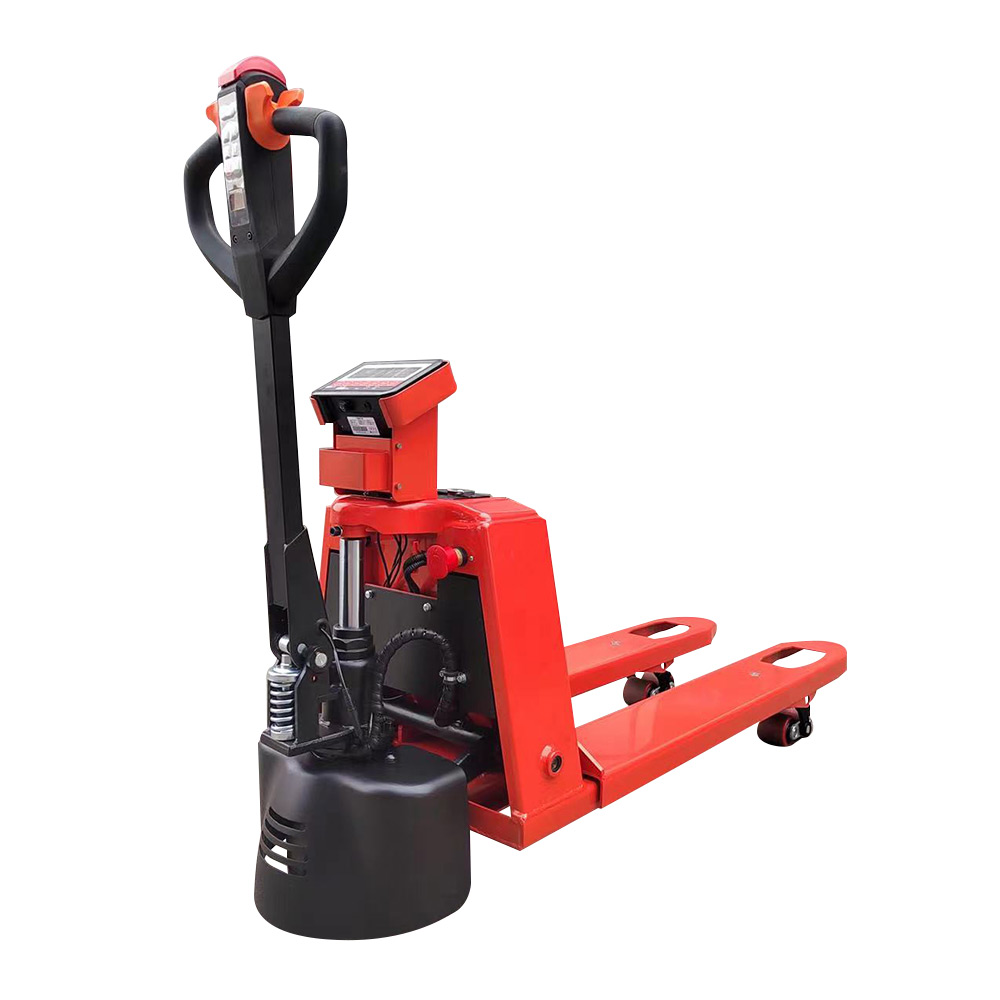 Electric pallet Jack with weighing， full electric pallet truck with scale