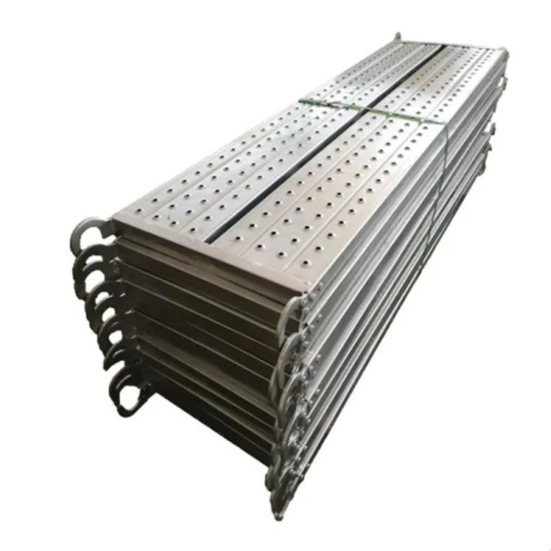 Scaffolding walkway steel plate