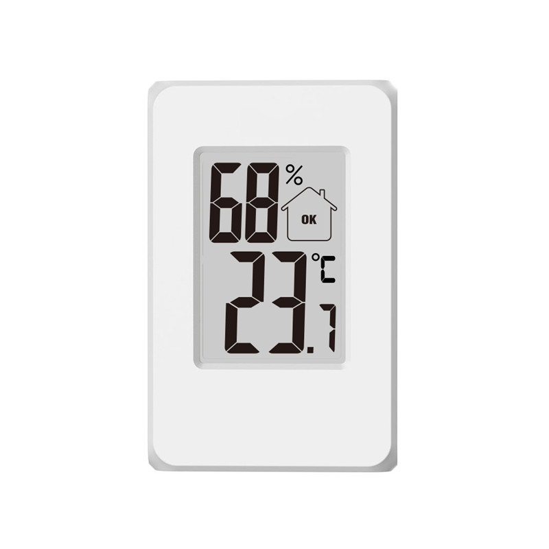 Minimalist Temperature And Humidity Meter With Comfort Indicator