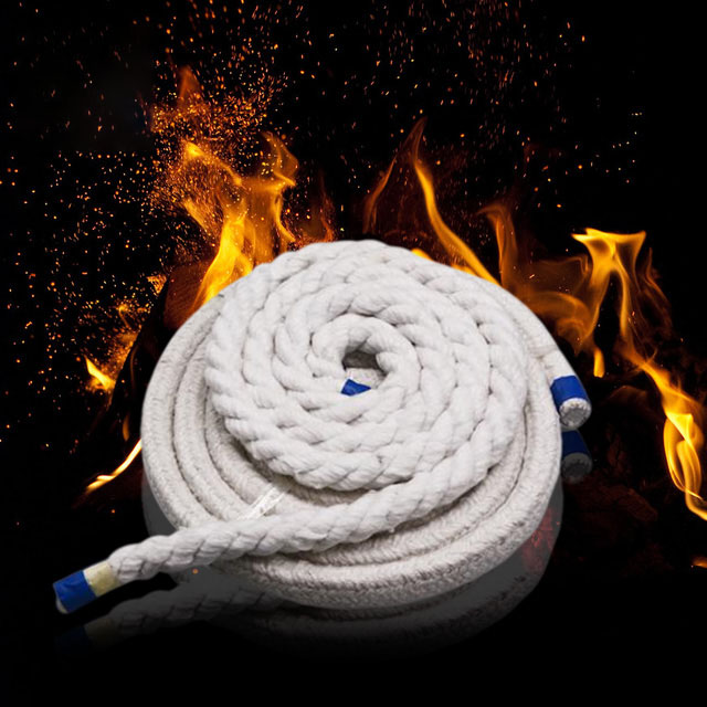 Thermal Insulation Material Round/Square/Twisted Braided Ceramic Fiber Rope