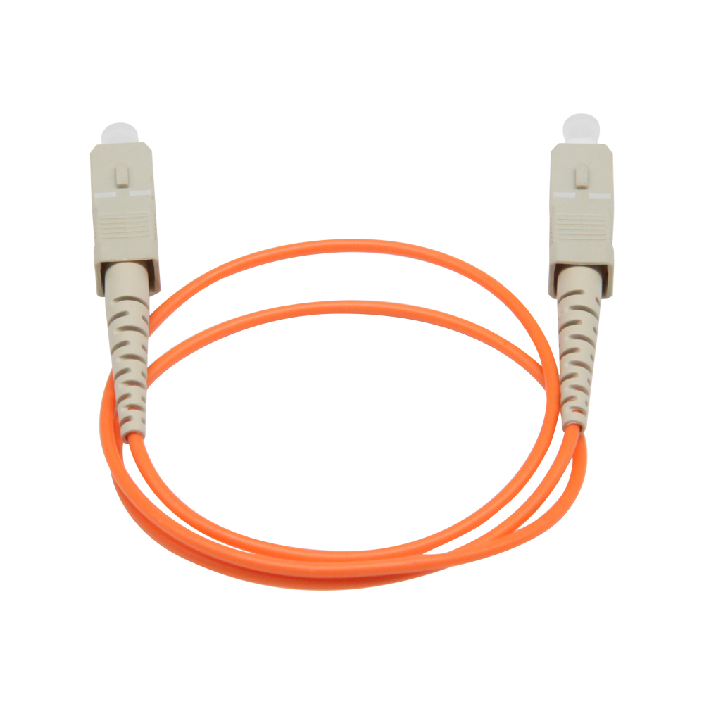 Simplex Multimode 2.0mm PVC SC MM to SC MM Fiber Optic Patch Cord