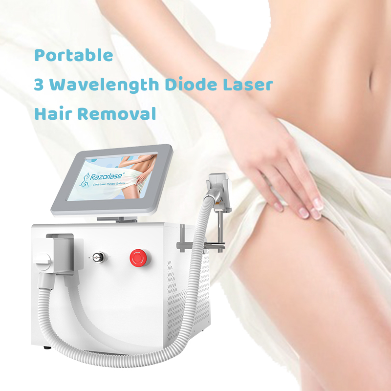 Portable laser hair removal 3 in 1 machine