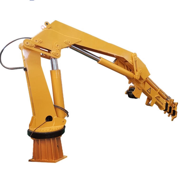 Floding knuckle boom cranes are suitable for a wide range of equipments