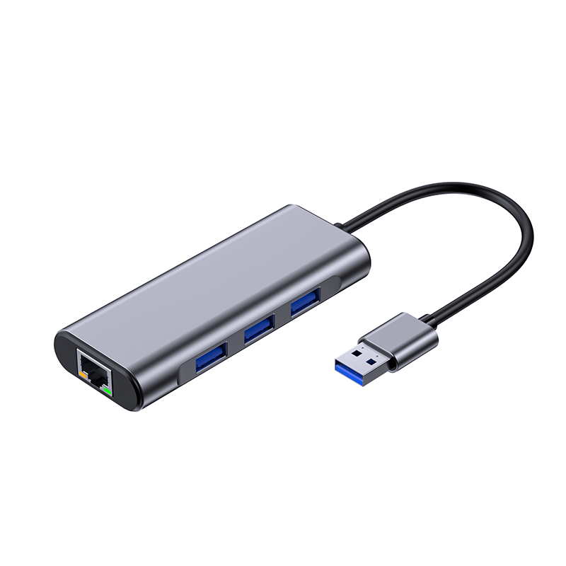 4in1 USB3.0 HUB with Gigabit Ethernet adapter