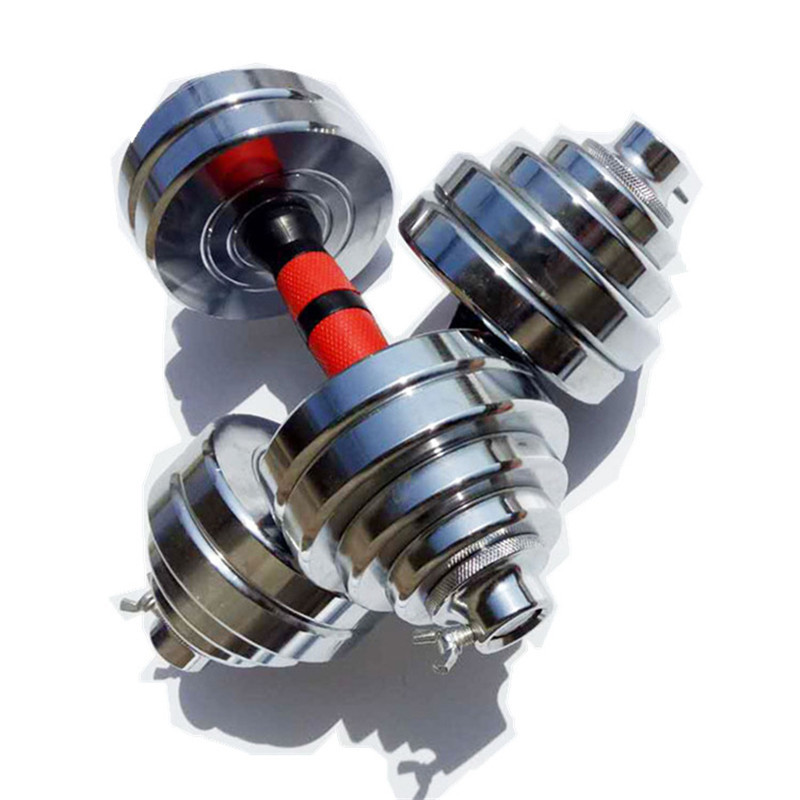 Steel dumbbell