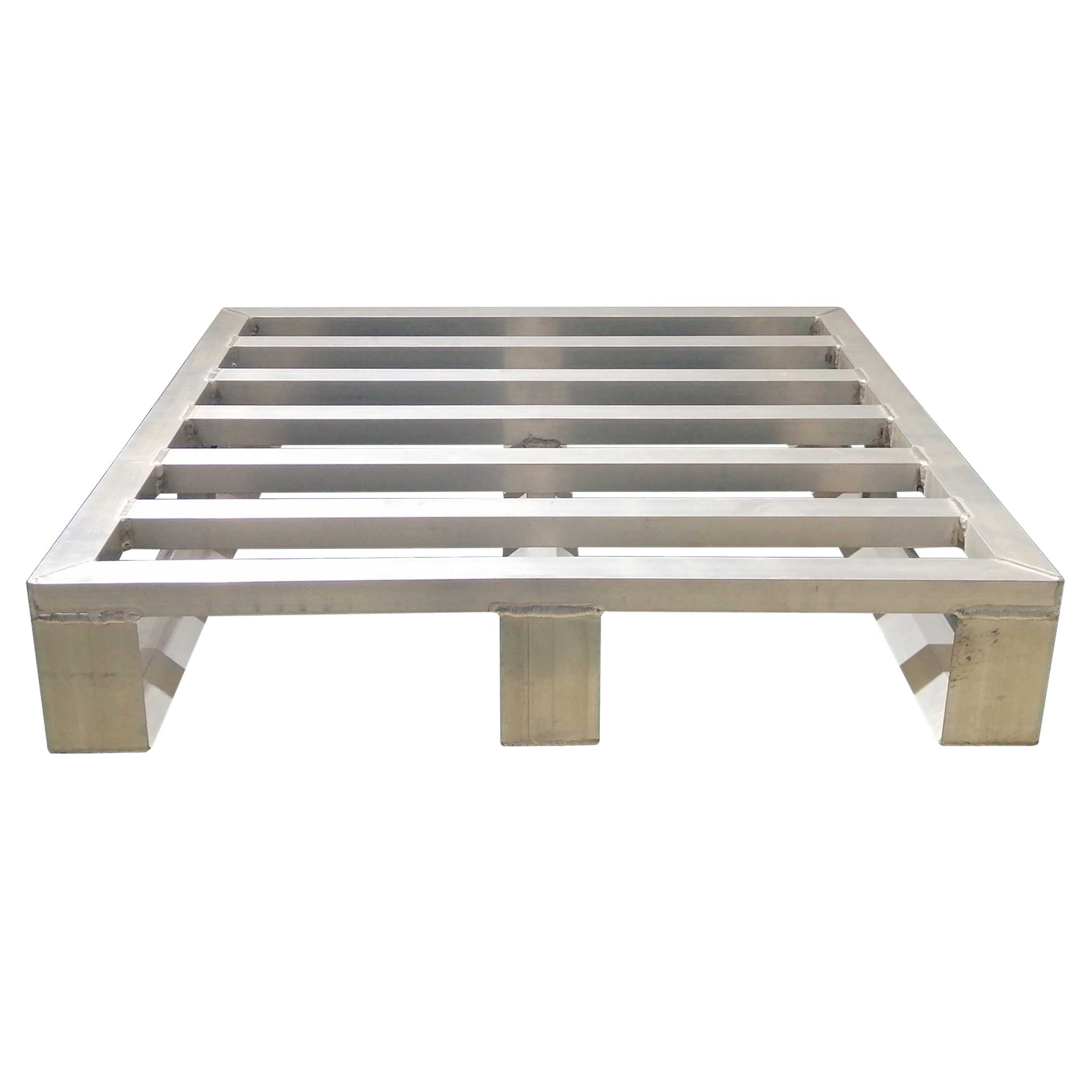 single-faced Aluminum profile pallet for seafood company, cold storage aluminum pallet