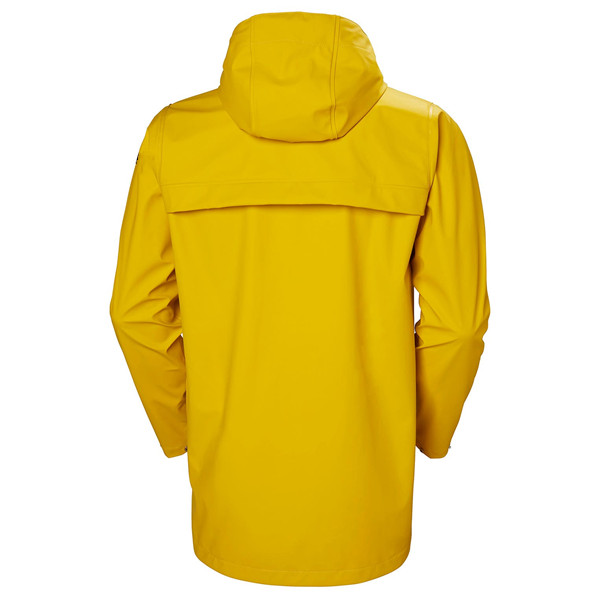 Customized 100% waterproof fashionable PU rain jacket for sale