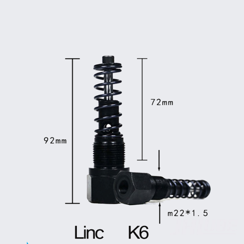 M22*1.5 Black Pump Element Use for Pump Plunger Of Spring Plunger For Piston Lubrication Pump Featured Image
