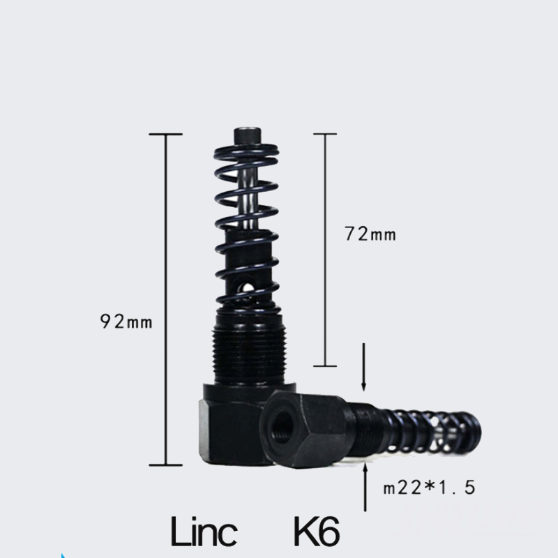 M22*1.5 Black Pump Element Use for Pump Plunger Of Spring Plunger For Piston Lubrication Pump