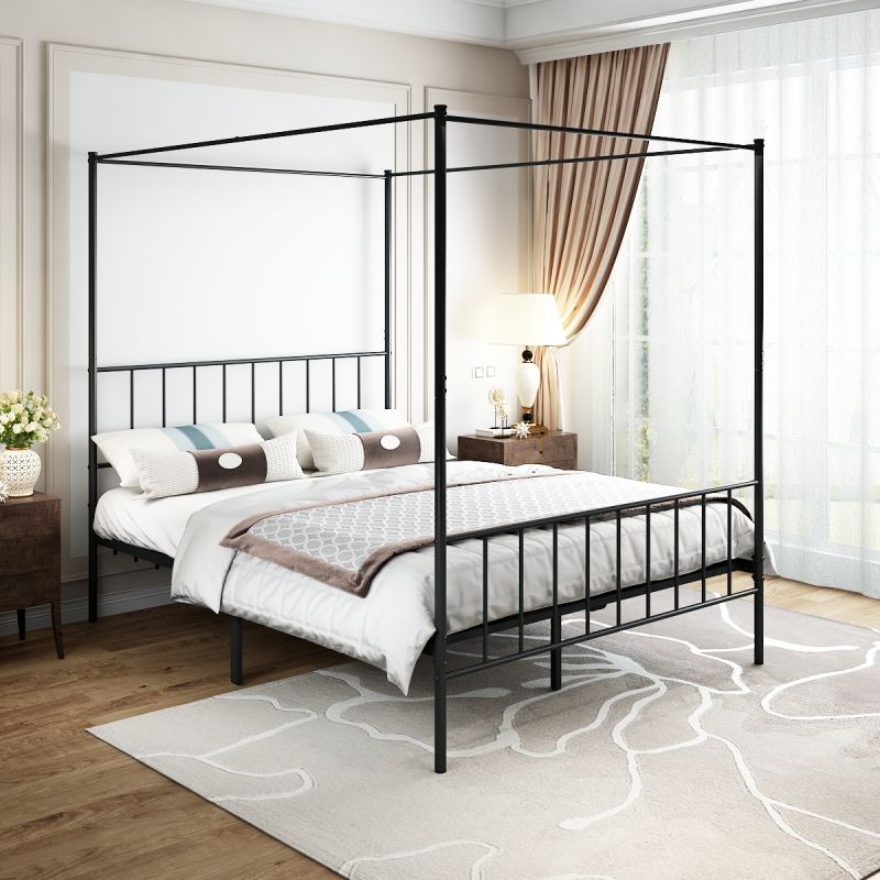 B44 Modern Simplism Style Canopy Bed Frame