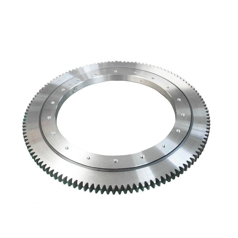 single row ball turntable slewing ring bearing with external gear Featured Image
