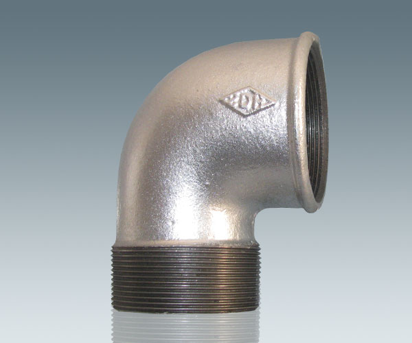 DIN Standard Beaded Malleable Iron Pipe Fittings