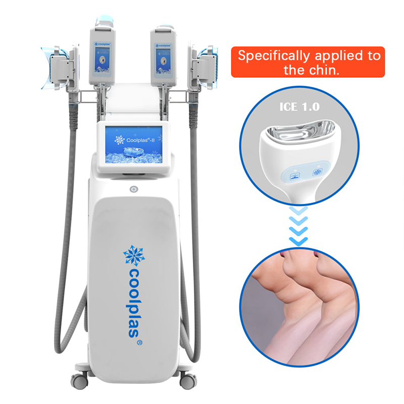 5 handlepiece work at same time Cooltech Cryolipolysis fat freezing device