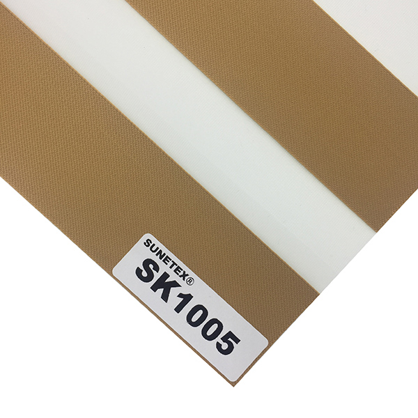 Customized Fashionable Roller Blinds Zebra Fabric 100% Polyester