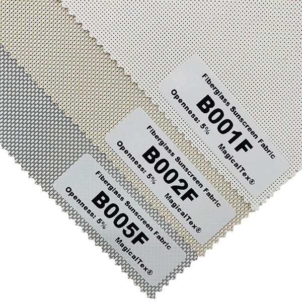 China Ecofriendly Antibacterial Outdoor Fiberglass Solar Screen Fabric