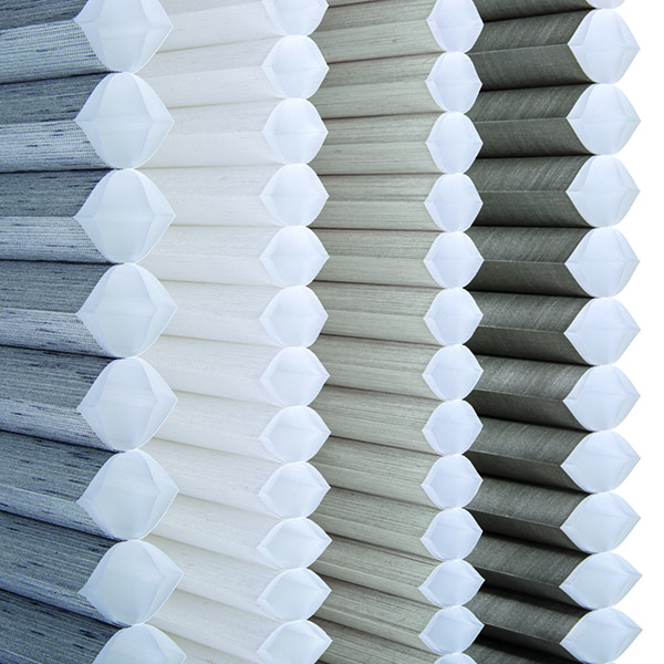 Energy Efficient Stripe Cellular Shades Fabric For Home