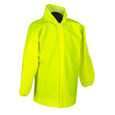 PU rain jacket for the ones that demands comfort, function ,light, waterproof and breathable .USD11-13 Featured Image