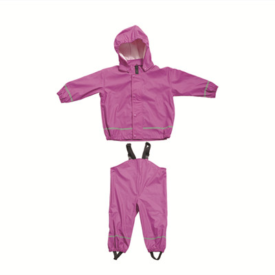 Great value PU kids rain suit according to customer request Featured Image
