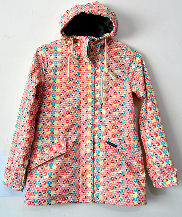 Factory directly sale customized long style full printing PU/Polyester raincoat Featured Image