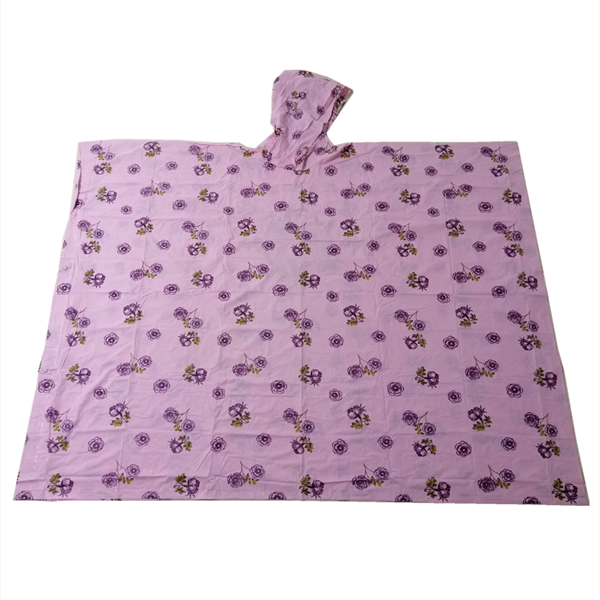 China direct manufacturer low price rain poncho with custom full printing