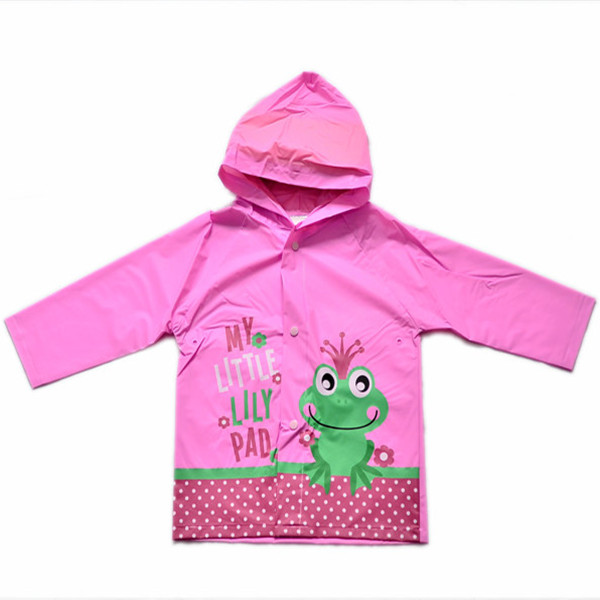 Excellent quality China High Quality Kids Printed PVC Raincoat