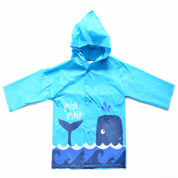 Customized cute cartoon printing PVC raincoat for children Featured Image