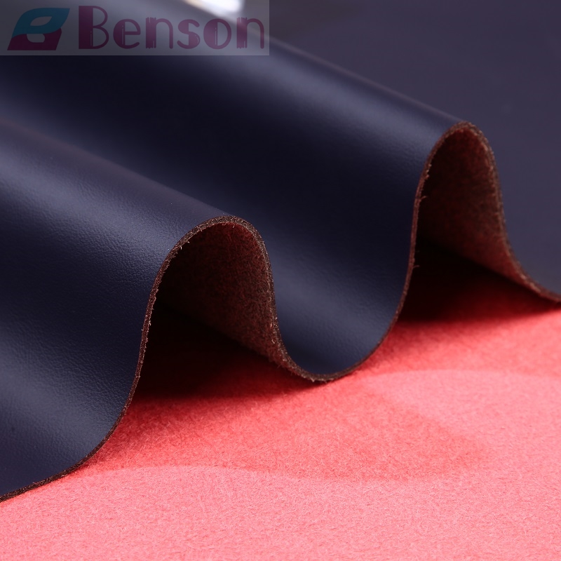 Abrasion Resistant Pure Color Microfiber PU Leather