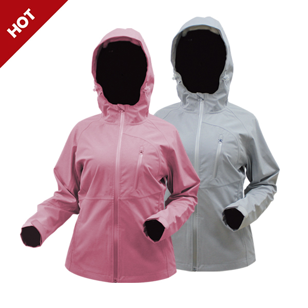 GL8645 Comfortable Fashionable Softshell Jacket for Lady with Stretchy Fabric