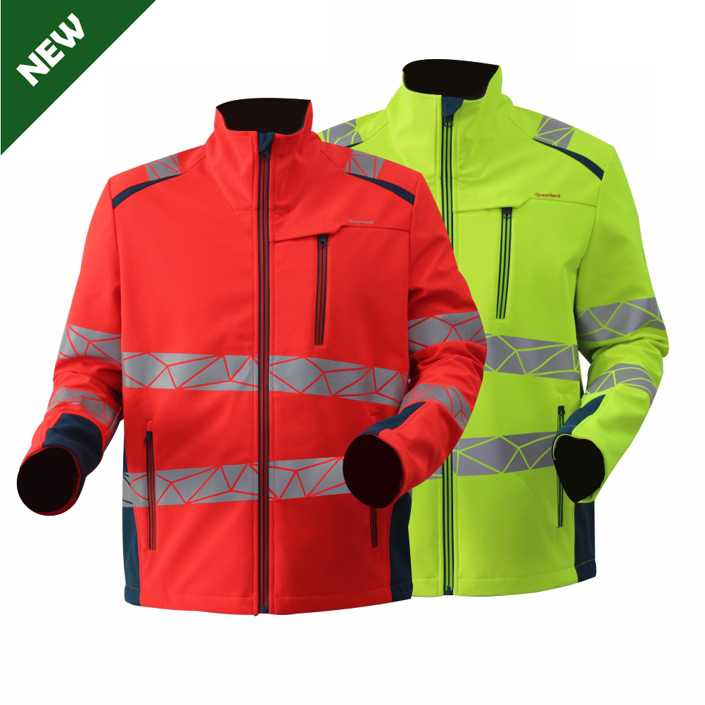 Hi Vis Color Softshell Jacket for Men