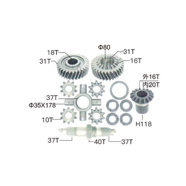 DIFFERENTIAL SPIDER KIT  LSUZU DIFFERENTIAL SPIDER KIT for truck  GW-D 052