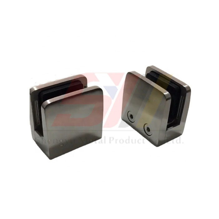 Stainless steel square shape flat back