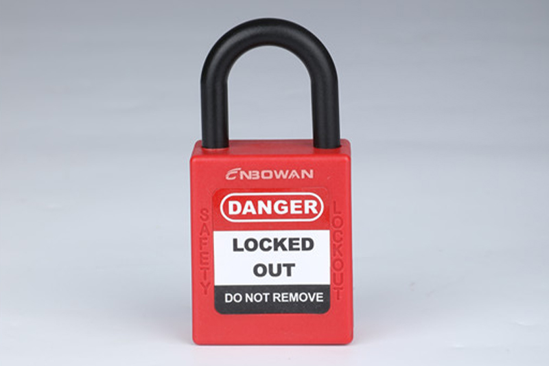 25mm Plastic Short Shackle Safety Padlock P25P