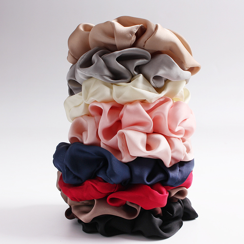 Hot Sale Custom Made Silk Scrunchie EIT-051