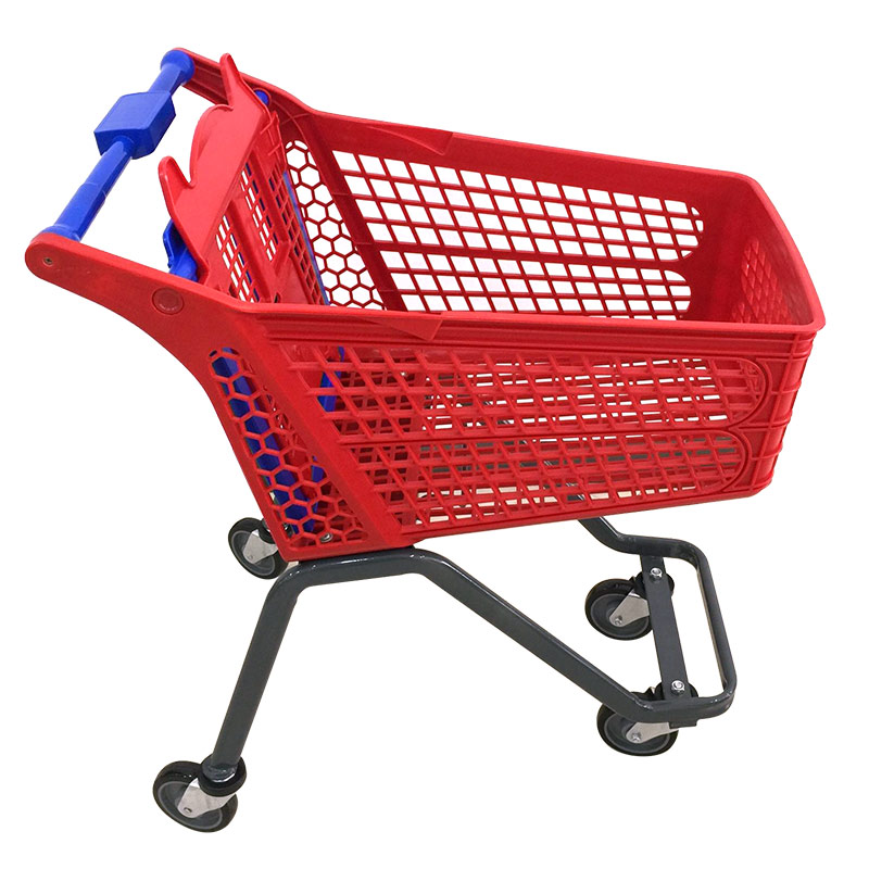 Plastic shopping cart ZC-M