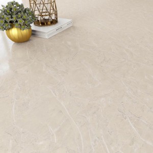 Biege color Marble Grain SPC Click Flooring Tile