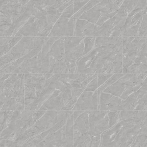 Grey Color Marble Grain Vinyl Click Tile