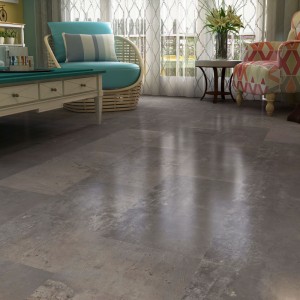 New Trend Industrial Style Cement Concrete Look SPC Flooring