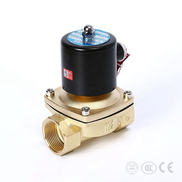 2W series control element direct-acting type brass solenoid water valve