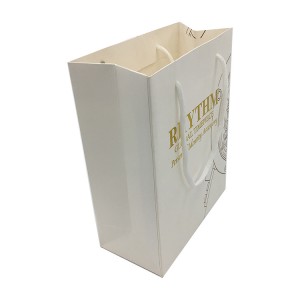 Bulk Promotional Kraft Paper Bag Jewelry Packaging with Handle