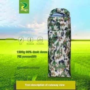 Hot sale excellent water repellent windproof mummy sleeping bags for army hunters