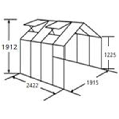 Hobby Greenhouse SG6′-EXT