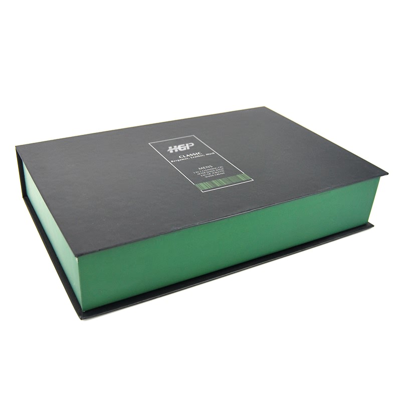 Skin care paper box is insert with PVC book type box